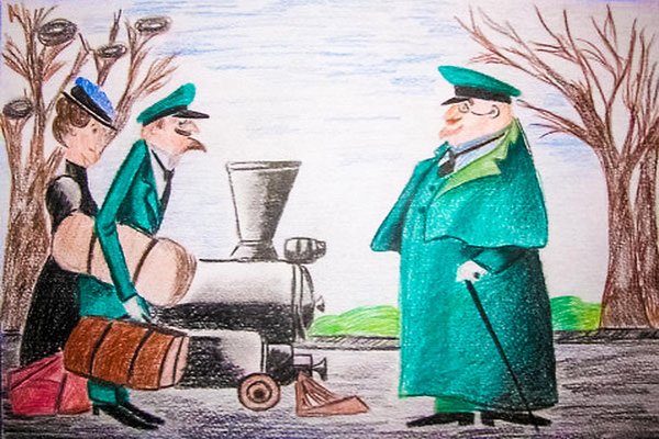 Чехов а.п. "толстый и тонкий"