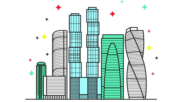 Эскиз небоскреба