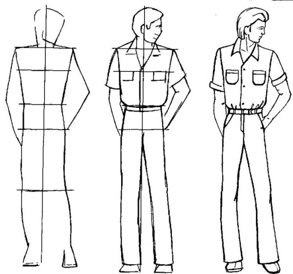 Эскиз человека