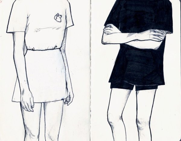 Эстетичная одежда рисунки