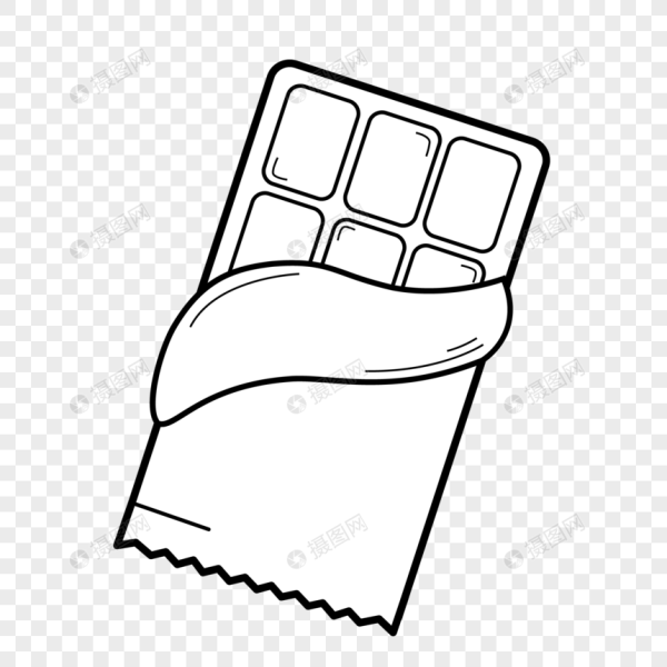 Шоколад рисунок линия