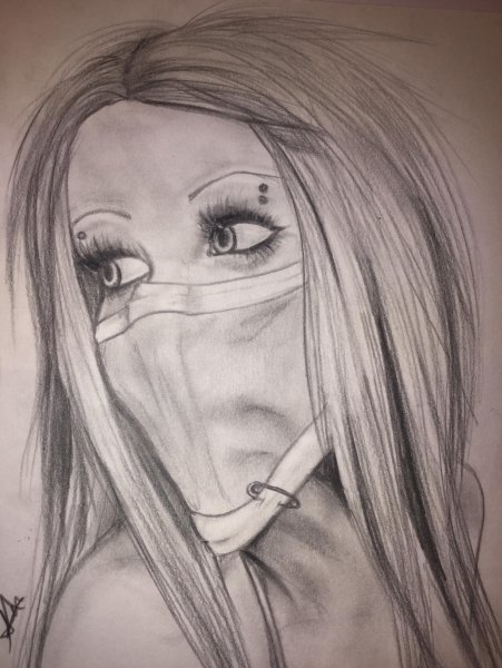 Фото девушки для срисовки