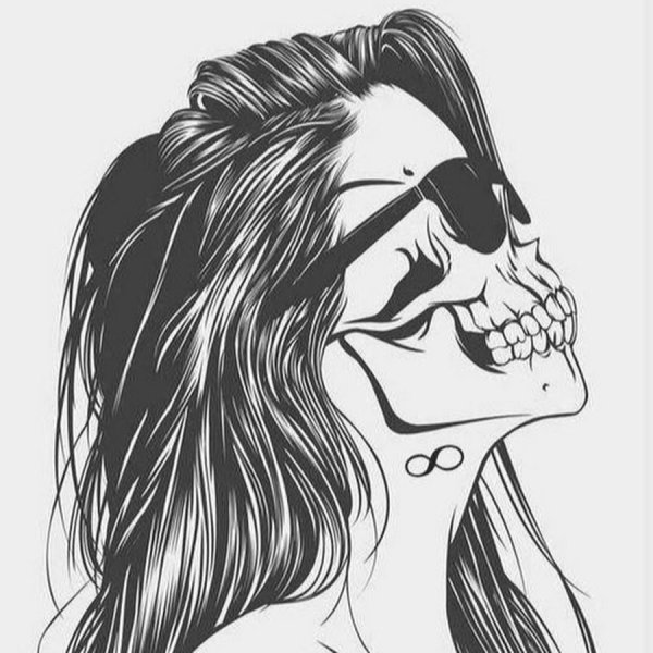 Чёрно белый стиль рисования