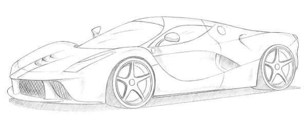 Макларен п1 раскраска