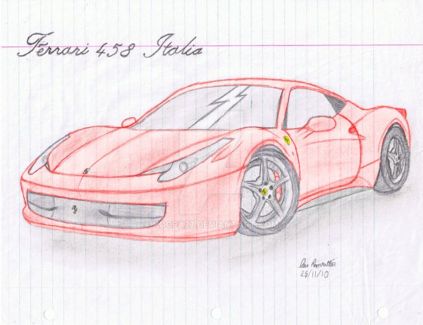 Ferrari f40 раскраска