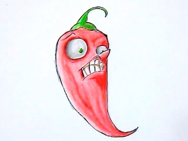 Перец раскраска