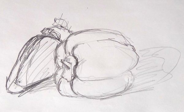 Перец карандашом