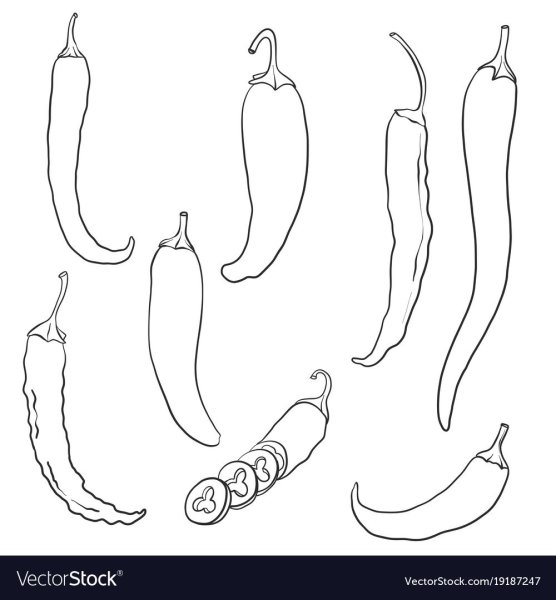 Перец раскраска для детей