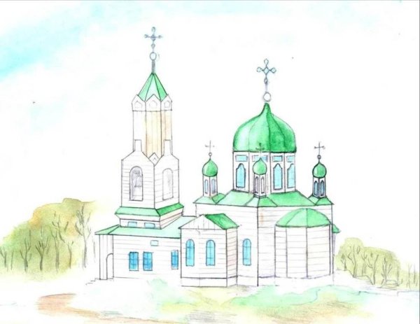 Рисунок на тему памятники архитектуры