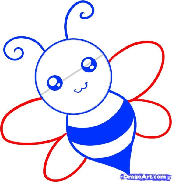 Пчелки для печати