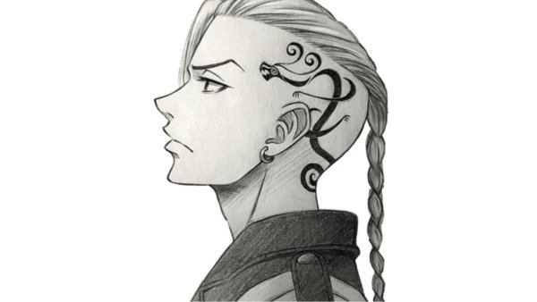 Дракен Токийские Мстители карандашом