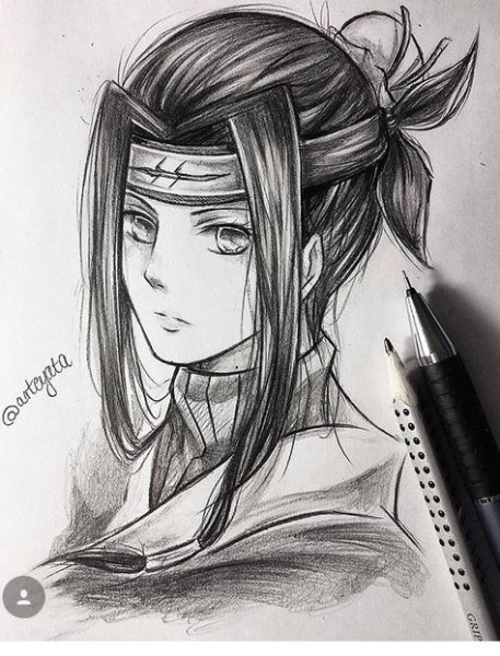 Хаку Наруто эскизы