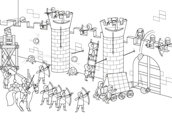 Раскраски лего военные