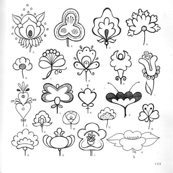 Маленькие узоры для рисования