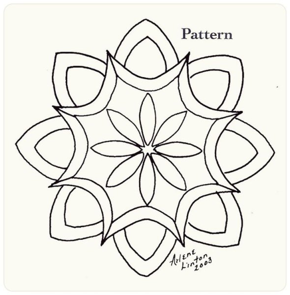 Узоры для рисования легкие для детей