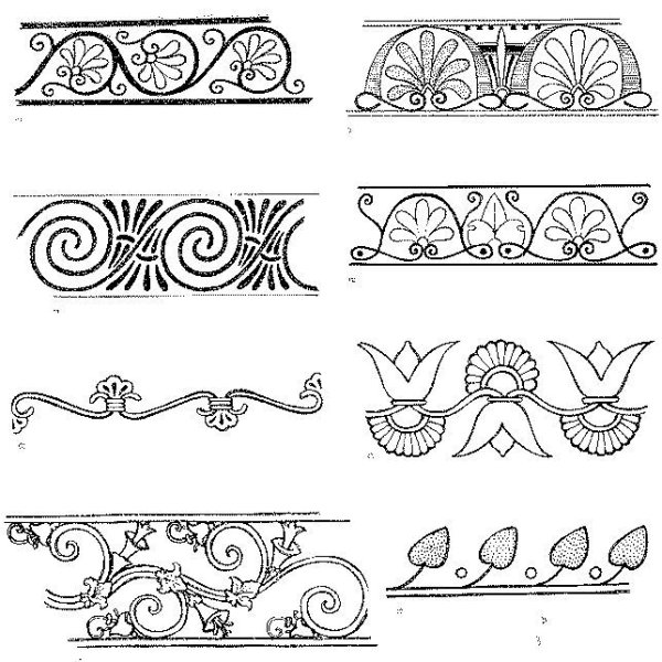 Растительный орнамент древнего Рима