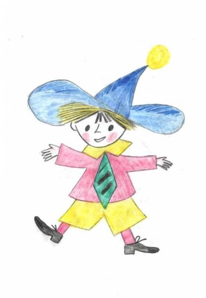 Рисование Незнайки