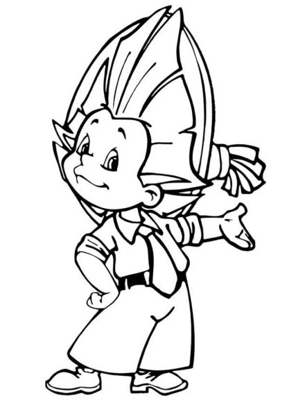 Рисование Незнайки