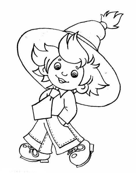 Незнайка рисунок карандашом