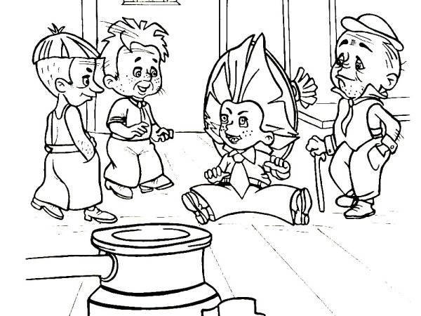 Рисование Незнайки