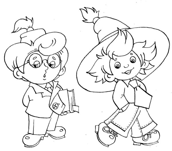 Незнайка карандашом