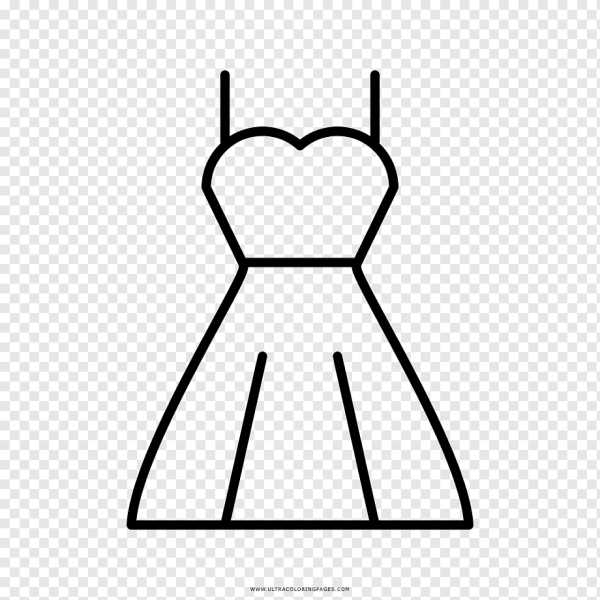 Платьянаримованые карандашом