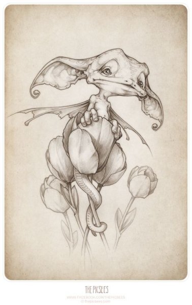 Наброски фантастических существ