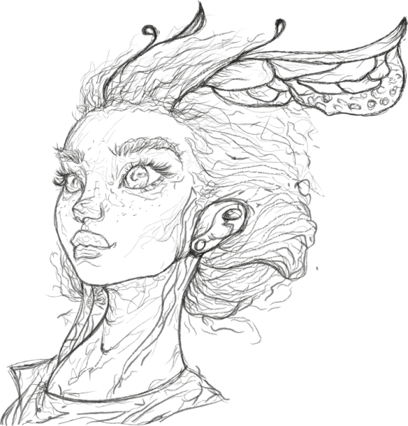 Рисунки карандашом фэнтези