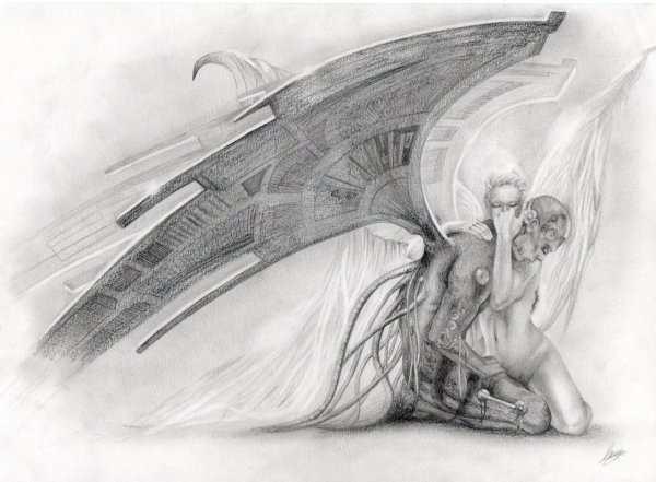 Рисунки карандашом фэнтези