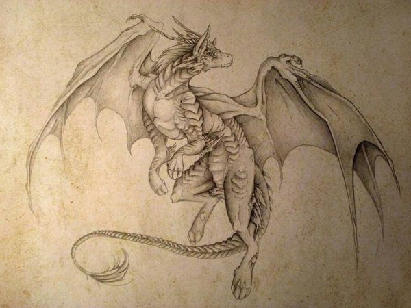 Рисунки карандашом фэнтези