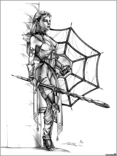 Рисунки карандашом фэнтези