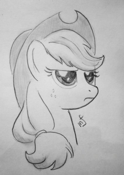 Красивые пони карандашом