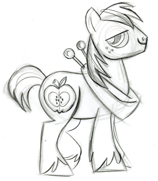 Картинки для срисовки пони