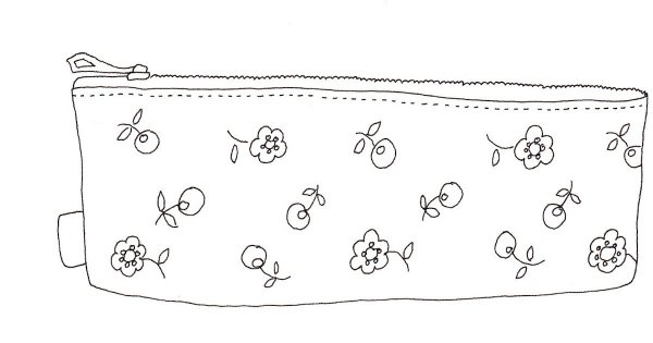 Пенал рисунок для срисовки