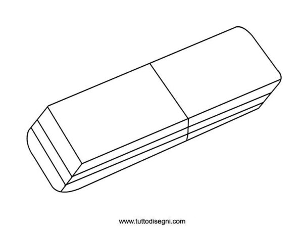 Зарисовка пенала карандашом