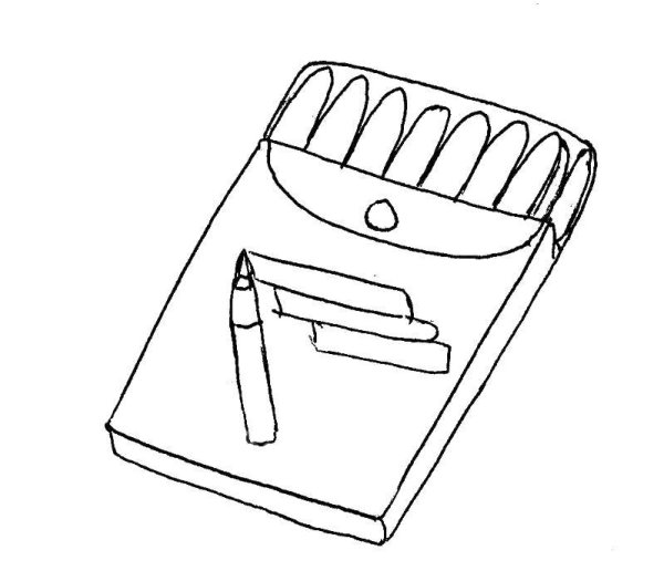 Раскраска с карандашами