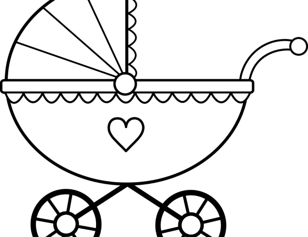 Коляска нарисованная