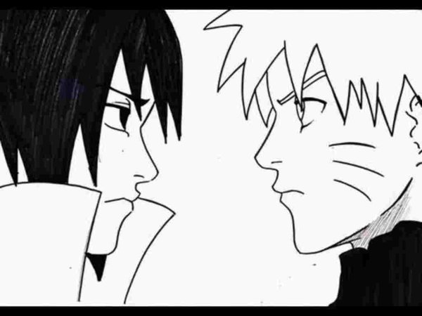 Рисунки аниме Наруто Саске