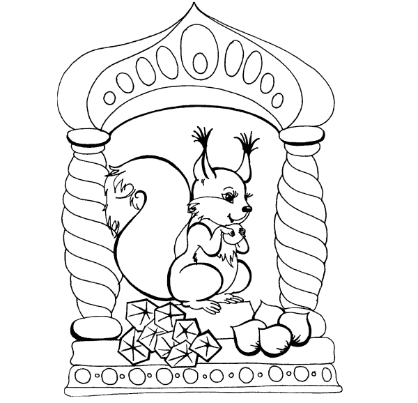 Ббедка из сказки о царе Салтане