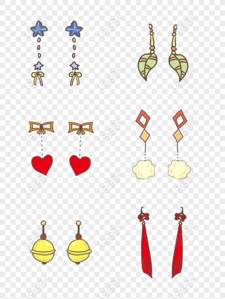 Серьги для срисовки