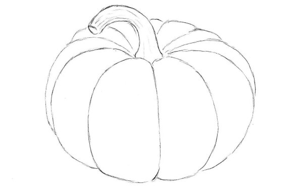 Тыква рисунок