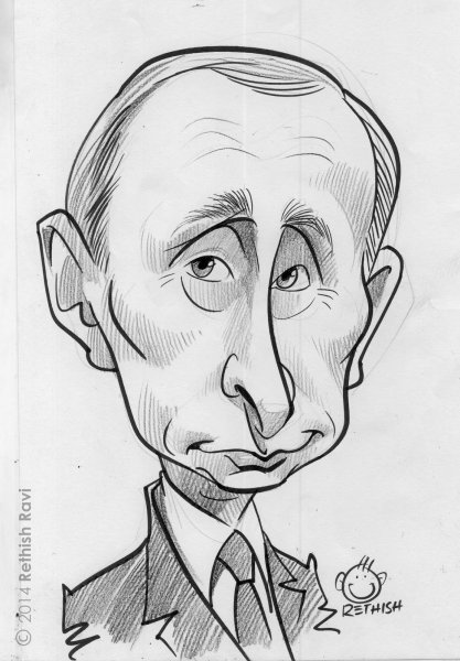 Шарж знаменитостей легко