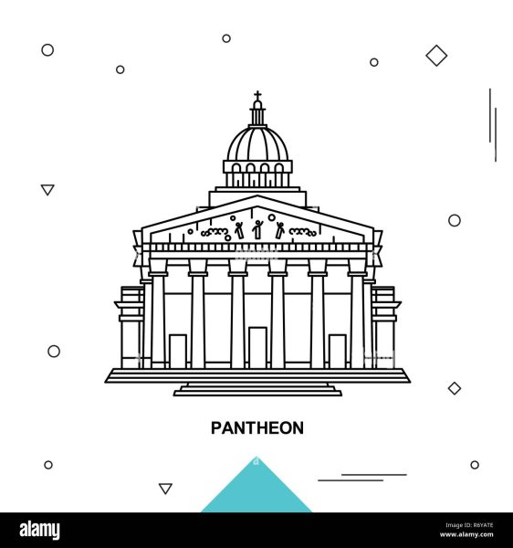 Пантеон рисунок