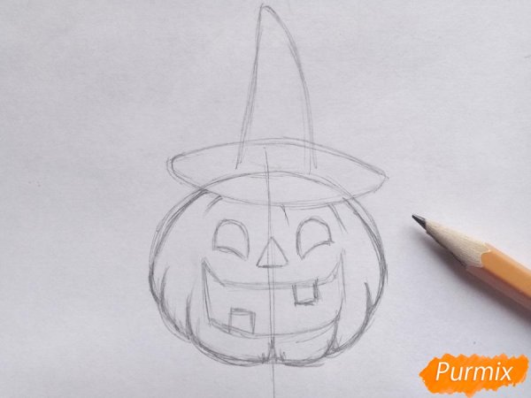 Рисунки на Хэллоуин карандашом