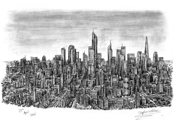 Эскиз города