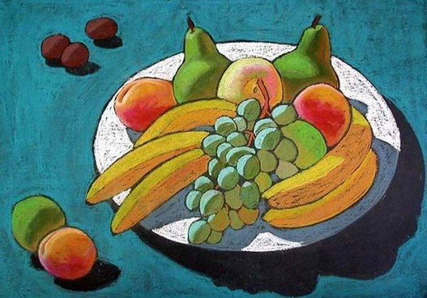 Фрукты для рисования натюрморта