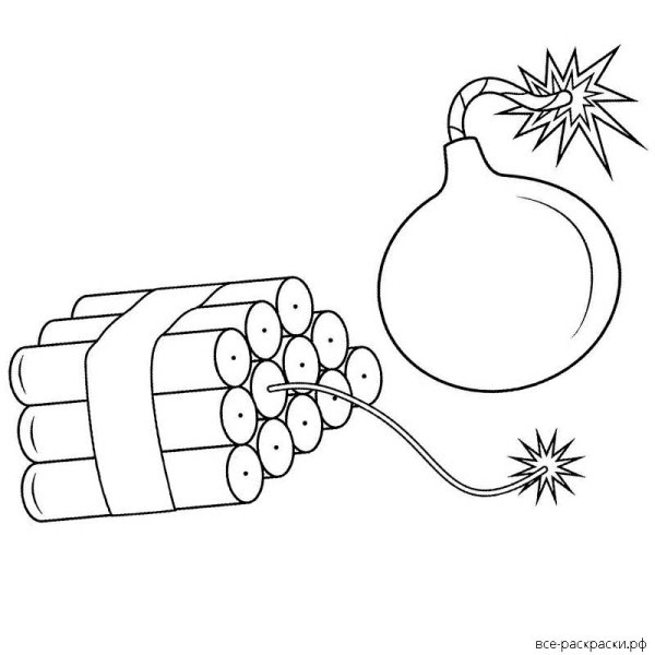 Раскраски гранаты