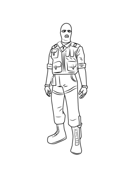 Спецназ рисунок карандашом