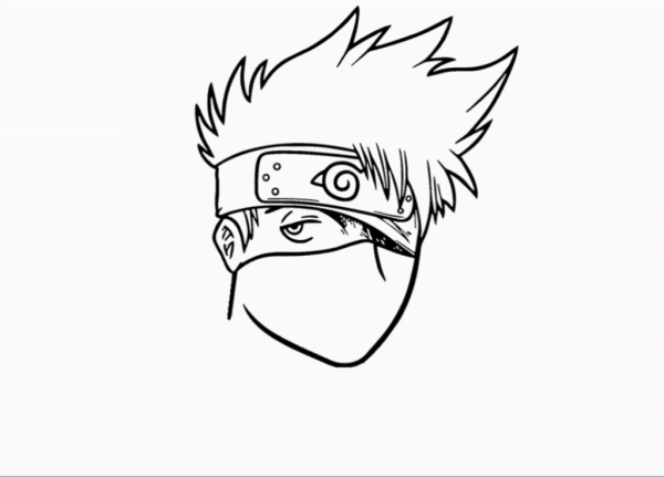 Какинарисовать Какаши