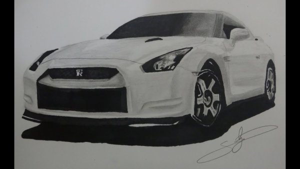 Nissan GTR Art карандаш